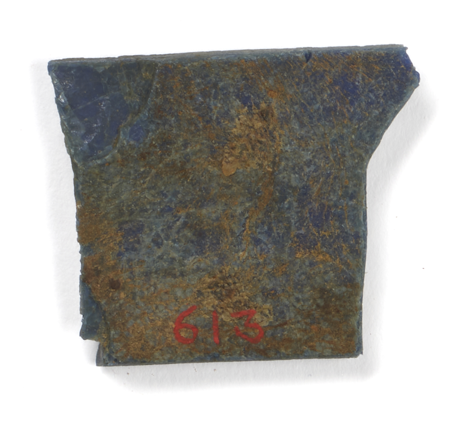 Image for Fragment with Red Inlay on Blue